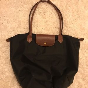 Longchamp Black Le Pilage Tote